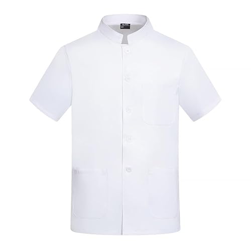 Kochjacke Herren Kurzarm Unisex Küche Uniform Bäckerjacke Küchebekleidung Arbeits Koch Schürze Poloshirt Set Hemd Kochschürze Mann Apron Men Weißer Anzug Arbeitsschürze Damen Kochjacke Herren Kurzarm Unisex Küche Uniform Bäckerjacke Küchebekleidung Arbeits Koch Schürze Poloshirt Set Hemd Kochschürze Mann Apron Men Weißer Anzug Arbeitsschürze Damen von Generisch
