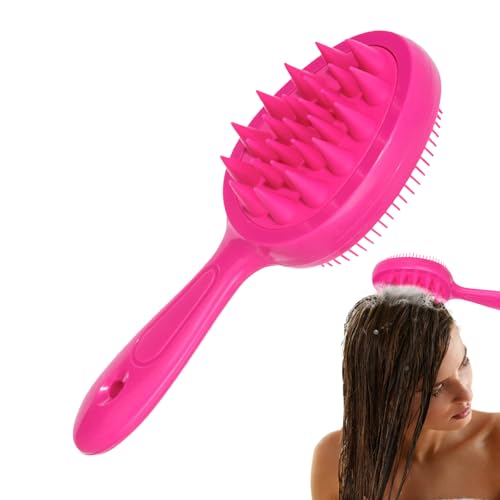 Kopfhaut-Massagebürste – Tragbares Massagegerät, Shampoo, Haarbürste, doppelseitiges Haar, entwirrender Massagekamm für Jugendliche, Mädchen, , Männer, Sportler, Teenager Kopfhaut-Massagebürste – Tragbares Massagegerät, Shampoo, Haarbürste, doppelseitiges Haar, entwirrender Massagekamm für Jugendliche, Mädchen, , Männer, Sportler, Teenager von Generisch