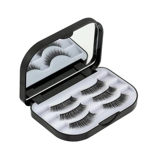 Leere Aufbewahrungsbox für falsche Wimpern, Kunststoff, wasserdicht, Make-up-Spiegel, künstliche Wimpern, Organizer, Reisen, Schwarz Leere Aufbewahrungsbox für falsche Wimpern, Kunststoff, wasserdicht, Make-up-Spiegel, künstliche Wimpern, Organizer, Reisen, Schwarz von Generisch