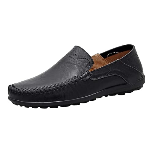 Leicht Loafer Herren Slip On Mokassins Lederschuhe - Sommer Atmungsaktiv Freizeitschuhe Fahrschuhe Bequeme rutschfeste Komfortschuhe Weicher Sohle Halbschuhe GroßE GrößE Business Schuhe Sommerschuhe Leicht Loafer Herren Slip On Mokassins Lederschuhe - Sommer Atmungsaktiv Freizeitschuhe Fahrschuhe Bequeme rutschfeste Komfortschuhe Weicher Sohle Halbschuhe GroßE GrößE Business Schuhe Sommerschuhe von Generisch