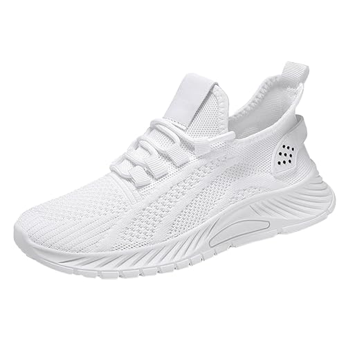 Leichte Turnschuhe Damen Atmungsaktiv - Fitnessschuhe Damen Gym Indoor Sneaker Outdoor Sommerschuhe Mesh Atmungsaktiv Arbeitsschuhe rutschfest Laufschuhe Bequeme Sportschuhe-Fußballschuhe von Generisch