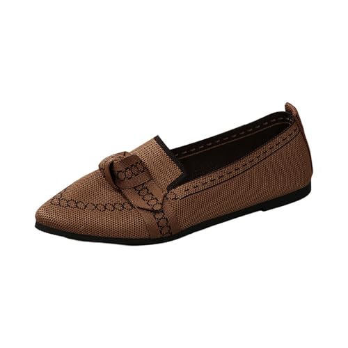 Loafer Damen Ballerinas - Slip On Ballerina Schuhe rutschfest Flache Bequeme Sommerschuhe Trachtenschuhe Pointed Toe Elegant Freizeitschuhe Weiche Sportlich Tanzschuhe FüR Frauen Loafer Damen Ballerinas - Slip On Ballerina Schuhe rutschfest Flache Bequeme Sommerschuhe Trachtenschuhe Pointed Toe Elegant Freizeitschuhe Weiche Sportlich Tanzschuhe FüR Frauen von Generisch