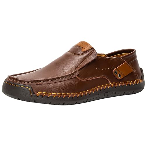 Loafer Herren Schwarz Leder Freizeitschuhe Business Casual Lederschuhe Bequeme Herrenschuhe Slip On Loafers Leder Schuhe für Kleid Business Arbeiten Büro Elegante-Anzugschuhe Walkingschuhe Loafer Herren Schwarz Leder Freizeitschuhe Business Casual Lederschuhe Bequeme Herrenschuhe Slip On Loafers Leder Schuhe für Kleid Business Arbeiten Büro Elegante-Anzugschuhe Walkingschuhe von Generisch