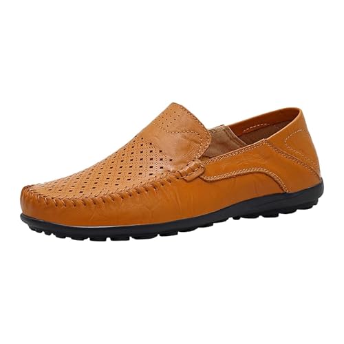 Loafer Herren Sommer Atmungsaktiv Freizeitschuhe - Leicht rutschfeste Walkingschuhe Fahrschuhe - Weicher Sohle Lederschuhe Komfortschuhe - Einfarbig Mokassins Business Schuhe FüR MäNner Loafer Herren Sommer Atmungsaktiv Freizeitschuhe - Leicht rutschfeste Walkingschuhe Fahrschuhe - Weicher Sohle Lederschuhe Komfortschuhe - Einfarbig Mokassins Business Schuhe FüR MäNner von Generisch