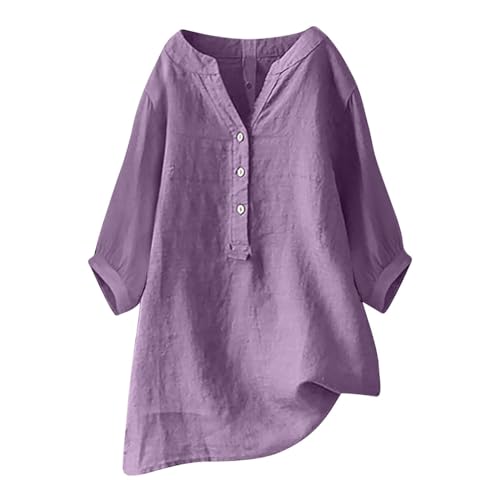 Longbluse Damen Sommer 2025 Button-Down Bluse Übergröße Musselin Bluse Damen Leinenbluse Atmungsaktive Tops Große Größen Asymmetrische Tunika Herbst Lose Lässige Langarmshirts Longbluse Damen Sommer 2025 Button-Down Bluse Übergröße Musselin Bluse Damen Leinenbluse Atmungsaktive Tops Große Größen Asymmetrische Tunika Herbst Lose Lässige Langarmshirts von Generisch