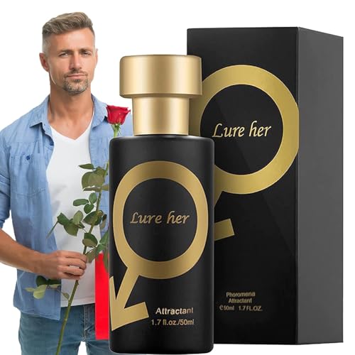 Lure Her Pheromon Parfüm für Männer - Eau de Cologne, Love Scent, Superior Pheromone - Die Geheimwaffe für Unwiderstehliche Anziehungskraft (50ML, 1PC) Lure Her Pheromon Parfüm für Männer - Eau de Cologne, Love Scent, Superior Pheromone - Die Geheimwaffe für Unwiderstehliche Anziehungskraft (50ML, 1PC) von Generisch