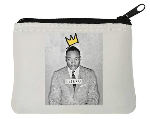 M. Luther King Mug Shot Neopren Münztasche 10x11cm Weiß M. Luther King Mug Shot Neopren Münztasche 10x11cm Weiß von Generisch