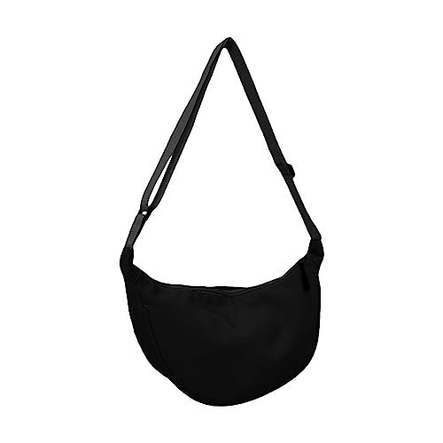 Männer Umhängetaschen Groß für Damen und Herren, Nylon-, Umhängetasche, Geldbörse mit verstellbarem Riemen, einfarbig, Brusttasche, Umhängetasche Umhängetaschen Damen Schwarz Mittel (Black, One Size) Männer Umhängetaschen Groß für Damen und Herren, Nylon-, Umhängetasche, Geldbörse mit verstellbarem Riemen, einfarbig, Brusttasche, Umhängetasche Umhängetaschen Damen Schwarz Mittel (Black, One Size) von Generisch