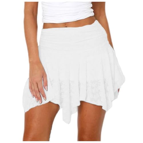 Minirock Damen Sexy Mini Skirt mit Rüschensaum Kurzer Rock Floraler Spitze Damen Rüschen Faltenrock Mini Rock Skirts for Women Minirock Sexy Niedriger Taille Mehrlagige Kurz Röck A-Linie Casual Rock Minirock Damen Sexy Mini Skirt mit Rüschensaum Kurzer Rock Floraler Spitze Damen Rüschen Faltenrock Mini Rock Skirts for Women Minirock Sexy Niedriger Taille Mehrlagige Kurz Röck A-Linie Casual Rock von Generisch