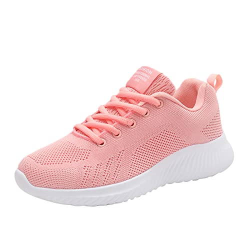 Modische, bequeme Damen-Freizeitschuhe, graue Farbe, Wanderschuhe, einfache Schuhe, elegante Schuhe, rose, 38.5 EU von Generisch