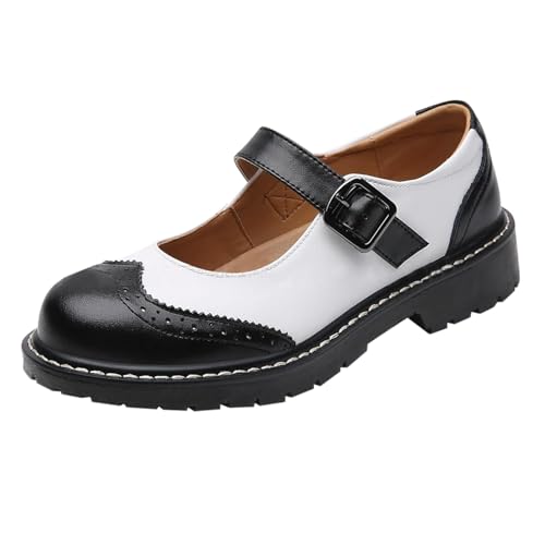 Mokassins Damen Leder Mit Absatz - Mary Jane Schuhe Damen Plateau Gothic Damenschuhe Elegant Und Bequem Pumps Runde Zehen Kleid Schuhe Schnalle Riemchensandalen Prinzessin Sandaletten Mokassins Damen Leder Mit Absatz - Mary Jane Schuhe Damen Plateau Gothic Damenschuhe Elegant Und Bequem Pumps Runde Zehen Kleid Schuhe Schnalle Riemchensandalen Prinzessin Sandaletten von Generisch