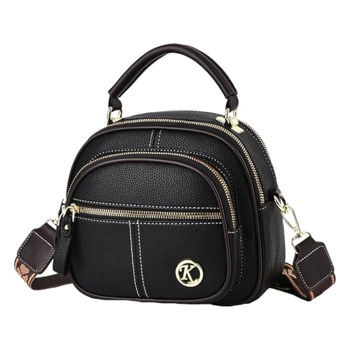 Multifunktionale Leder-Umhängetasche, schlichte Leder-Umhängetasche-Modische Sling-Reisetasche - Moderne Umhängetasche für Mädchen, Hobo-Tasche mit großem Fassungsvermögen und verstellbarem Riemen f Multifunktionale Leder-Umhängetasche, schlichte Leder-Umhängetasche-Modische Sling-Reisetasche - Moderne Umhängetasche für Mädchen, Hobo-Tasche mit großem Fassungsvermögen und verstellbarem Riemen f von Generisch