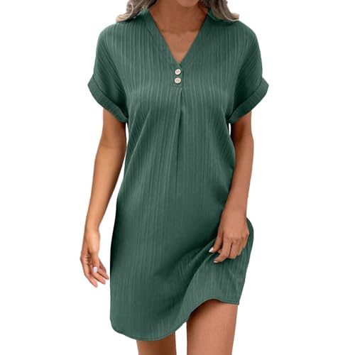 Generisch Musselin Kleid Damen, Sommerkleid Damen Knopfleiste Knielang Strandkleid Einfarbig Komfortabel Boho Blusenkleid Sommer Freizeit Kleid Leinenkleider Damen Sommer Sommer Kleider für Damen Generisch Musselin Kleid Damen, Sommerkleid Damen Knopfleiste Knielang Strandkleid Einfarbig Komfortabel Boho Blusenkleid Sommer Freizeit Kleid Leinenkleider Damen Sommer Sommer Kleider für Damen von Generisch