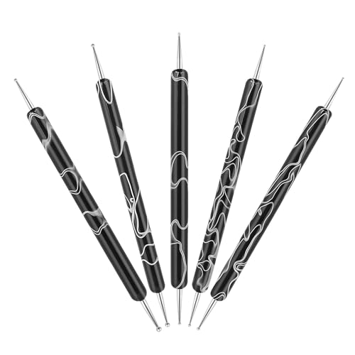 Nail Liner Pinsel, Miniatur-Malpinsel, doppelseitiges Nagel-Punktierungs-Zeichenwerkzeug, multifunktionale Nagelpinsel, Nagel-Liner-Pinsel, Punktierstift Nail Liner Pinsel, Miniatur-Malpinsel, doppelseitiges Nagel-Punktierungs-Zeichenwerkzeug, multifunktionale Nagelpinsel, Nagel-Liner-Pinsel, Punktierstift von Generisch