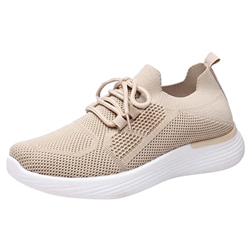 Netz-Schuhe für Damen, Schlupfschuhe, bequeme Wanderschuhe mit Memory-Schaum, Fußgewölbeunterstützung, Schaumstoff, Komfort, Plantar-Sneaker, Laufen, Walking, Tennis, Netz, Stillschuhe, Arbeitsschuhe, von Generisch