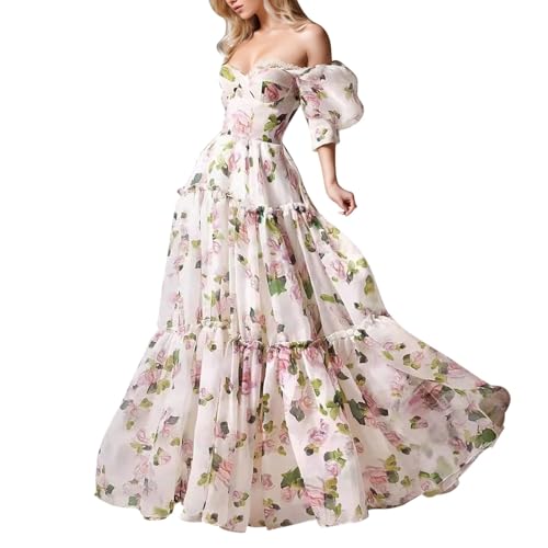 Old Money Clothes Women, Blumenkleid Damen Leicht und Luftig Sundress Damenkleider Sexy Sommerkleid Blusenkleid Sommer Frühlingskleid Summer Dress große größen, Rosa, XL Old Money Clothes Women, Blumenkleid Damen Leicht und Luftig Sundress Damenkleider Sexy Sommerkleid Blusenkleid Sommer Frühlingskleid Summer Dress große größen, Rosa, XL von Generisch