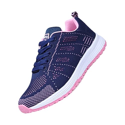 Orthopädische Freizeitschuhe für Damen, ethnisch, lässig, Sommermode, hohl, atmungsaktiv, flacher Absatz, weiche Sohle, dunkelblau, 36.5 EU Orthopädische Freizeitschuhe für Damen, ethnisch, lässig, Sommermode, hohl, atmungsaktiv, flacher Absatz, weiche Sohle, dunkelblau, 36.5 EU von Generisch