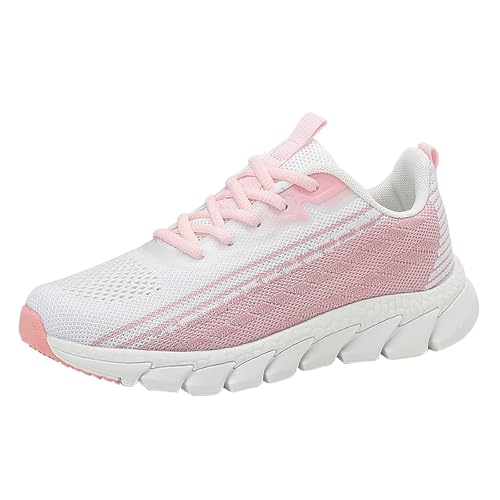 Orthopädische Freizeitschuhe für Damen, modisch, Sommer, Netzstoff, hohl, atmungsaktiv, bequem, leicht, Farbverlauf, rose, 3.5 UK 3X-Narrow Orthopädische Freizeitschuhe für Damen, modisch, Sommer, Netzstoff, hohl, atmungsaktiv, bequem, leicht, Farbverlauf, rose, 3.5 UK 3X-Narrow von Generisch