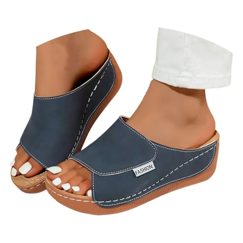 Orthopädische Sandalen Damen Sommer Ergonomische Leder Pantoletten Rutschfeste Offener Hausschuhe Leicht Bequem Slipper Sommerschuhe Orthopädische Sandalen Damen Sommer Ergonomische Leder Pantoletten Rutschfeste Offener Hausschuhe Leicht Bequem Slipper Sommerschuhe von Generisch