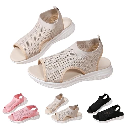 Orthopädische Sandalen Damen Sommer Waschbare Slingback Sandalen Damen Sommer Breite Füße Bequeme Sommerschuhe Leichte Sport-Sandalen Mesh Damensandalen Atmungsaktive Sandalette flach sandals Orthopädische Sandalen Damen Sommer Waschbare Slingback Sandalen Damen Sommer Breite Füße Bequeme Sommerschuhe Leichte Sport-Sandalen Mesh Damensandalen Atmungsaktive Sandalette flach sandals von Generisch