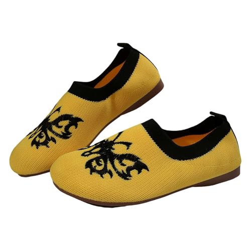 Orthopädische Walking-Sneaker für Damen, Fliegengewebe, leichte Freizeitschuhe, Damen-Sneaker, atmungsaktiv, bequem, Freizeitschuhe, gelb, 38 EU Orthopädische Walking-Sneaker für Damen, Fliegengewebe, leichte Freizeitschuhe, Damen-Sneaker, atmungsaktiv, bequem, Freizeitschuhe, gelb, 38 EU von Generisch