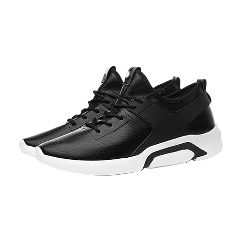 Orthopädische Wanderschuhe, Sportschuhe für Herren, Leder-Sneaker, koreanische Version aus atmungsaktivem Polyurethan, bequeme Sneaker, lässige Boardschuhe, weiß, 8 UK 3X-Narrow Orthopädische Wanderschuhe, Sportschuhe für Herren, Leder-Sneaker, koreanische Version aus atmungsaktivem Polyurethan, bequeme Sneaker, lässige Boardschuhe, weiß, 8 UK 3X-Narrow von Generisch