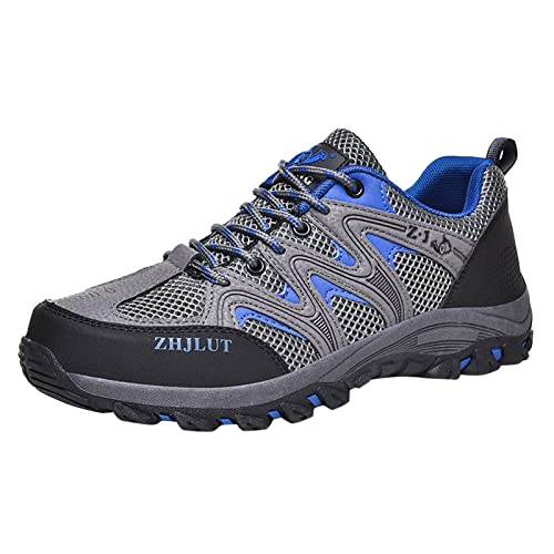 Outdoor Schuhe Herren, Bequemer Wandern Rutschfeste Sommer Bergschuhe Sportschuhe Orthopädische Mesh Wasserdicht Atmungsaktiv Hiking Schuhe Wanderschuhe Trekking Weit Trekkingschuhe Outdoor Schuhe von Generisch