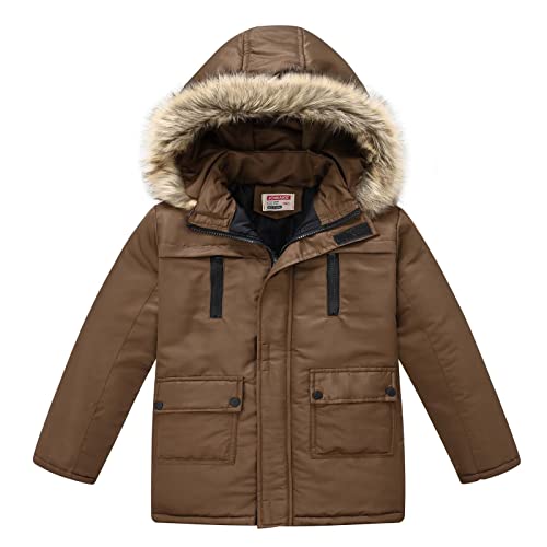 Outlet Angebote Winterjacke Mädchen Daunenjacke Verdicken Mantel Warm Wintermantel mit Abnehmbar Kapuze Jacken Puffer Jacket Kinder Parka Kapuzenjacke Daunenmantel Winterparka Braun, 9–10 Jahre Outlet Angebote Winterjacke Mädchen Daunenjacke Verdicken Mantel Warm Wintermantel mit Abnehmbar Kapuze Jacken Puffer Jacket Kinder Parka Kapuzenjacke Daunenmantel Winterparka Braun, 9–10 Jahre von Generisch