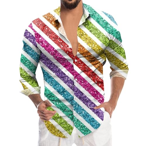 Pailletten Oberteil Herren 70er Jahre Kostuem Herren Hemd Business Shirts Herren 70er Jahre KostüM MäNner Silber T Shirt 70er Jahre Tshirt Herren Disco Party Karneval KostüM Pailletten Oberteil Herren 70er Jahre Kostuem Herren Hemd Business Shirts Herren 70er Jahre KostüM MäNner Silber T Shirt 70er Jahre Tshirt Herren Disco Party Karneval KostüM von Generisch