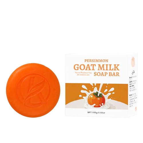 Persimmon Goat Milk Soap, Persimmon Soap Bar for Body Odor Removal,Persimmon Goat Milk Soap for Face and Body Wash, Deodorant Bath Soap for Men & Women,Deodorant Body Bar Soap for All Skin Types (1) Persimmon Goat Milk Soap, Persimmon Soap Bar for Body Odor Removal,Persimmon Goat Milk Soap for Face and Body Wash, Deodorant Bath Soap for Men & Women,Deodorant Body Bar Soap for All Skin Types (1) von Generisch