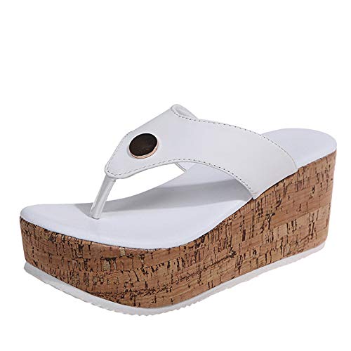 Platform Sandals Women, Zehentrenner Sandalen Damen Mit Keilabsatzslipper Atmungsaktiv Sandaletten Bequeme Schlappen Beach Slider Fashion Zehensandalen Feste Sohle Pantoletten Flat Plateausandalen Platform Sandals Women, Zehentrenner Sandalen Damen Mit Keilabsatzslipper Atmungsaktiv Sandaletten Bequeme Schlappen Beach Slider Fashion Zehensandalen Feste Sohle Pantoletten Flat Plateausandalen von Generisch
