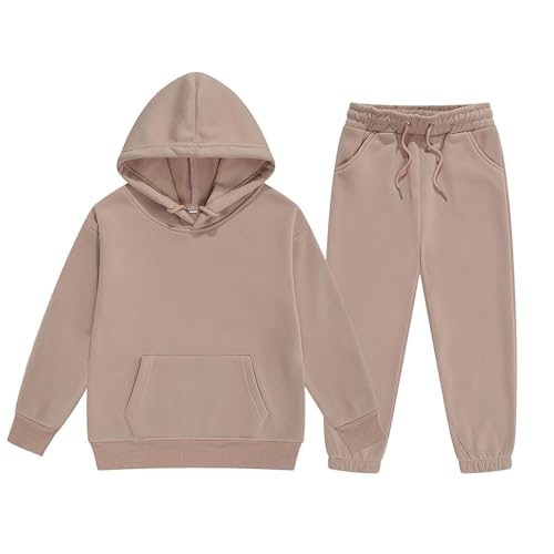 Pullover Mädchen,Braunes Oberteil Damen,Sporthose Mädchen,Trainingsanzug Kinder Hoodie Und Jogginghose Jogginganzug Mädchen Jungen Sportanzug Kapuzenpullover Activewear Sportkleidung Beige 12-13 Jahre Pullover Mädchen,Braunes Oberteil Damen,Sporthose Mädchen,Trainingsanzug Kinder Hoodie Und Jogginghose Jogginganzug Mädchen Jungen Sportanzug Kapuzenpullover Activewear Sportkleidung Beige 12-13 Jahre von Generisch