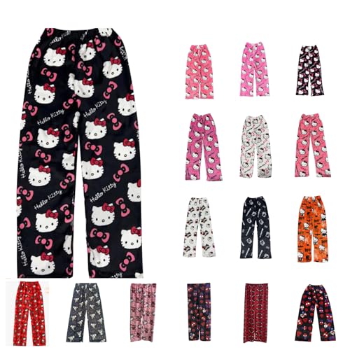 Pyjama Hose Damen Schlafanzug Hosen Kinder Lang Flanell Schlafhose Weich Kawaii Pyjamas Anime Bequeme Schlafanzughose Frauen Flauschig Pyjamahose Mädchen Cartoon Kuschelhose Home Casual Schlaf Pant Pyjama Hose Damen Schlafanzug Hosen Kinder Lang Flanell Schlafhose Weich Kawaii Pyjamas Anime Bequeme Schlafanzughose Frauen Flauschig Pyjamahose Mädchen Cartoon Kuschelhose Home Casual Schlaf Pant von Generisch