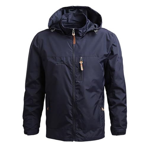 Regenjacke Herren Große Größen Wasserdicht Schwarz Regencape Atmungsaktiv Kurz Windbreaker Übergangsjacke Mit Kapuze Faltbar Regenparka Gartenjacke Wandern Dünne Jacke Raincoat Regenjacke Herren Große Größen Wasserdicht Schwarz Regencape Atmungsaktiv Kurz Windbreaker Übergangsjacke Mit Kapuze Faltbar Regenparka Gartenjacke Wandern Dünne Jacke Raincoat von Generisch