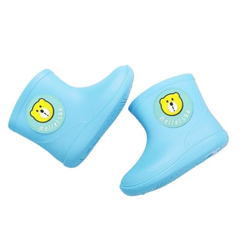 Regenschuhe Baby 1 Jahr - Gummischuhe Kinder Gummistiefel Cartoon Wasserschuhe Rutschfeste Sommerstiefel Schnell Trocknend Wasserstiefel Wasserfest Gummischuhe Flache Freizeitschuhe-Kinderschuhe von Generisch