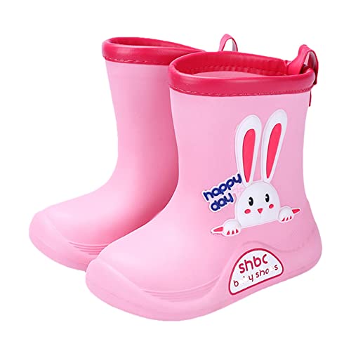 Regenschuhe Kinder - Gummistiefel Kinder Leicht Sommerstiefel Cartoon Gummischuhe Niedliche Regenstiefel Rutschfeste Wasserschuhe Atmungsaktive Wasserstiefel Wasserfest Kinderschuhe-Wanderschuhe von Generisch