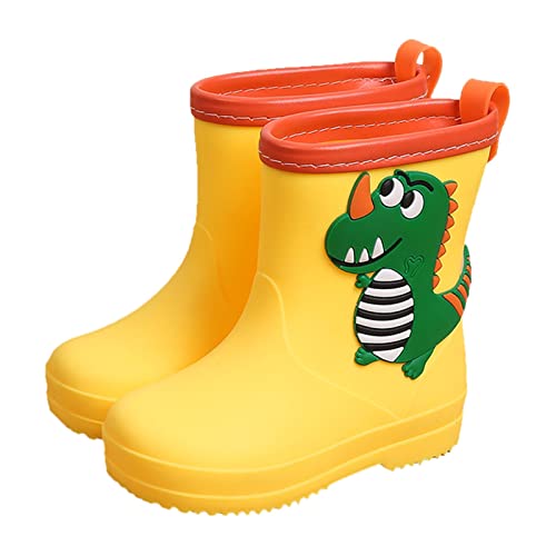 Regenschuhe Überzieher Silikon - Wasserstiefel Kinder Gummistiefel Cartoon Sommerstiefel Niedliche Regenstiefel Rutschfeste Regenschuhe Atmungsaktive Babyschuhe Wasserfest Kinderschuhe-Freizeitschuhe von Generisch