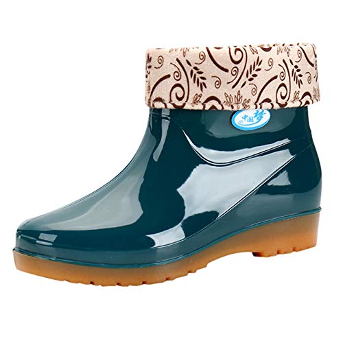 Regenstiefel Damen, Kurz GefüTtert Gummistiefel Wasserdicht Rain Boots Gummischuhe Baumwolle Wasserstiefel rutschfest Schuhe Outdoor Damenstiefel Regen Wasserschuhe Regenstiefel Damen, Kurz GefüTtert Gummistiefel Wasserdicht Rain Boots Gummischuhe Baumwolle Wasserstiefel rutschfest Schuhe Outdoor Damenstiefel Regen Wasserschuhe von Generisch