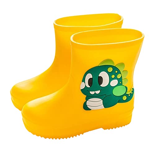 Regenstiefel Kinder Gummistiefel Halbschaft Regenschuhe Rutschfeste Rain Boots Wasserdichte Kinderschuhe Niedlich Cartoon Regen Stiefel Kids Bootschuhe Frühling Sommer Kinderstiefel 2-6 Jahre von Generisch