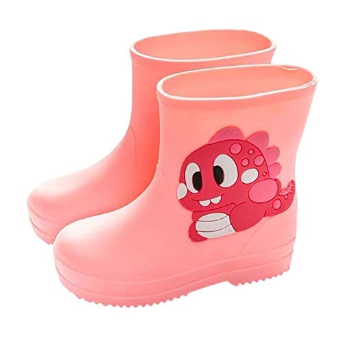 Regenstiefel Kinder Gummistiefel Halbschaft Regenschuhe Rutschfeste Rain Boots Wasserdichte Kinderschuhe Niedlich Cartoon Regen Stiefel Kids Bootschuhe Frühling Sommer Kinderstiefel 2-6 Jahre von Generisch