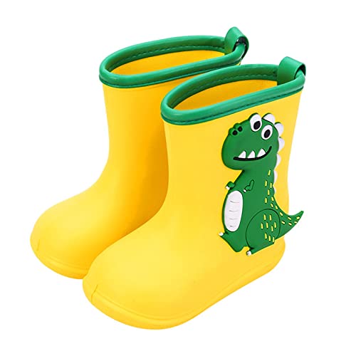 Regenstiefel Kinder Gummistiefel Halbschaft Regenschuhe Wasserdichte Rain Boots Rutschfeste Kinderschuhe Bequeme Jungen Mädchen Regen Stiefel Bootschuhe Niedlich Cartoon Kinderstiefel 8-11 Jahre von Generisch