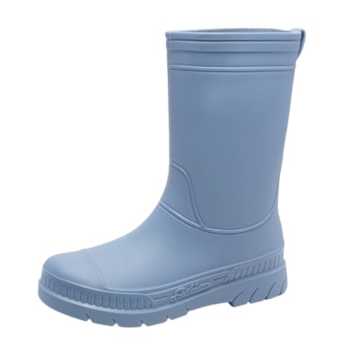 Regenstiefel für Herren und Damen, Outdoor, Garten, kurze Stiefeletten, wasserdicht, bequeme und stilvolle Passform, einfach anzuziehen, Damen UK, blau, 39 EU Regenstiefel für Herren und Damen, Outdoor, Garten, kurze Stiefeletten, wasserdicht, bequeme und stilvolle Passform, einfach anzuziehen, Damen UK, blau, 39 EU von Generisch