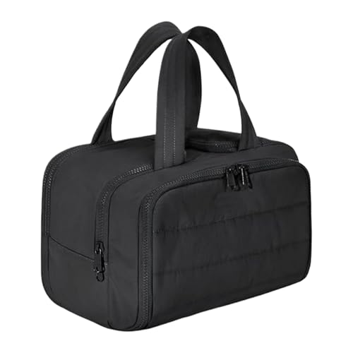Reise-Kulturbeutel – Kulturbeutel für Damen, Reise-Kulturbeutel, leichte Reisetasche mit großer breiter Öffnung, Kosmetik-Aufbewahrungstasche für Reisen, Kulturbeutel, Shampoo, Schwarzbraun, Refer to Reise-Kulturbeutel – Kulturbeutel für Damen, Reise-Kulturbeutel, leichte Reisetasche mit großer breiter Öffnung, Kosmetik-Aufbewahrungstasche für Reisen, Kulturbeutel, Shampoo, Schwarzbraun, Refer to von Generisch