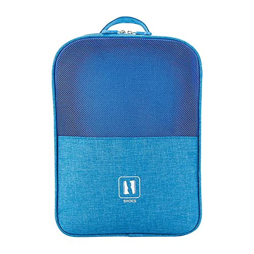Reisetasche für Kinder, tragbare Schuhtasche, multifunktional, Outdoor-Reisetasche, Aufbewahrungstasche, Organizer, Reisetasche zum Aufhängen, blau, Einheitsgröße von Generisch