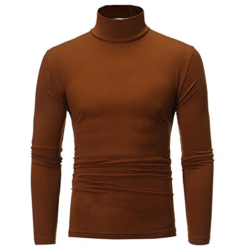 Rollkragenpullover Herren Baumwolle Rollkragenshirt Regular Fit Langarm Langarmshirts Rollkragen Sweatshirt Unterzieh Elastisch Einfarbig Longsleeve Pullover Rollkragenpullover Herren Baumwolle Rollkragenshirt Regular Fit Langarm Langarmshirts Rollkragen Sweatshirt Unterzieh Elastisch Einfarbig Longsleeve Pullover von Generisch
