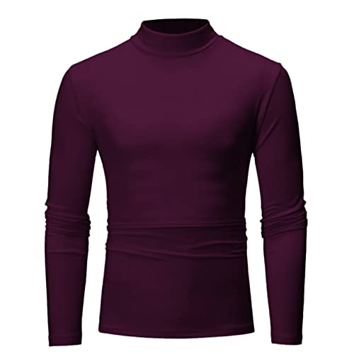 Rollkragenpullover Herren Baumwolle Rollkragenshirt Regular Fit Langarm Langarmshirts Rollkragen Sweatshirt Unterzieh Elastisch Einfarbig Longsleeve Pullover Rollkragenpullover Herren Baumwolle Rollkragenshirt Regular Fit Langarm Langarmshirts Rollkragen Sweatshirt Unterzieh Elastisch Einfarbig Longsleeve Pullover von Generisch