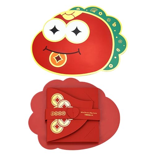 Roter Umschlag, rote Tasche | Frühlingsfest-Geldbeutel mit Segensworten,Neujahrs-Geldbeutel, rote Päckchen mit Mehreren Kartenfächern zum Dekorieren von Neujahrsbäumen und Wänden Roter Umschlag, rote Tasche | Frühlingsfest-Geldbeutel mit Segensworten,Neujahrs-Geldbeutel, rote Päckchen mit Mehreren Kartenfächern zum Dekorieren von Neujahrsbäumen und Wänden von Generisch