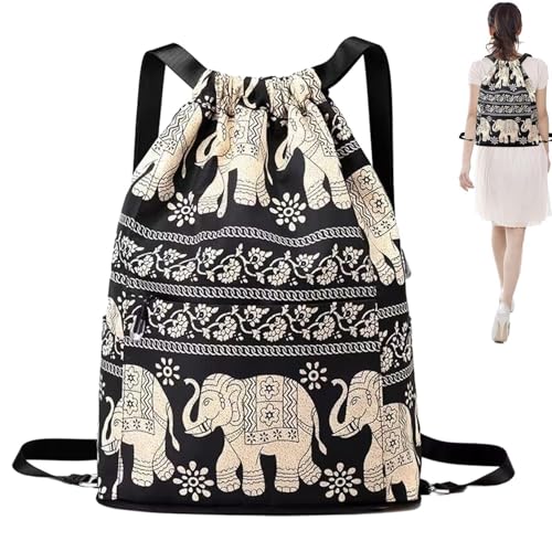 Rucksack mit Kordelzug für Herren, Reisetasche mit großem Fassungsvermögen, Kordelzug-Design, tragbarer Trockensack, wasserdichter Beutel, Trockenbeutel-Rucksack – Trocken-Nass-Trennung, wasserdicht f Rucksack mit Kordelzug für Herren, Reisetasche mit großem Fassungsvermögen, Kordelzug-Design, tragbarer Trockensack, wasserdichter Beutel, Trockenbeutel-Rucksack – Trocken-Nass-Trennung, wasserdicht f von Generisch