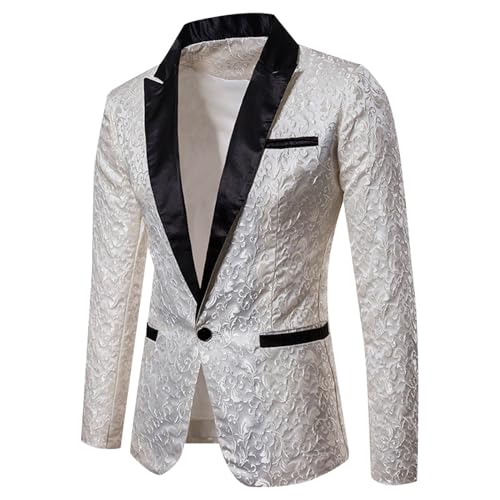 Sakkos Für Herren, Pailletten Jacke Herren Party Blazer Weihnachten Silvesterparty Glänzende Pailletten Anzugjacke Glitzer Outfit Anzugjacke Glitzer Blazer Glitzer Sakko Pailletten Sakko Smoking Sakkos Für Herren, Pailletten Jacke Herren Party Blazer Weihnachten Silvesterparty Glänzende Pailletten Anzugjacke Glitzer Outfit Anzugjacke Glitzer Blazer Glitzer Sakko Pailletten Sakko Smoking von Generisch
