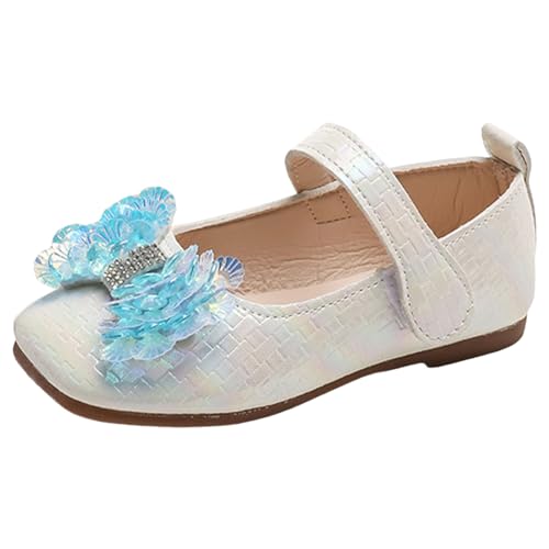 Sandalen Mädchen 35 Sommer Prinzessin Schuhe Kinder Flache Sandaletten Anti-Rutsch Bindegürtel Bogen Damenschuhe Sommerschuhe Zehenschutz Trekkingsandalen Stitch Sandalen Römersandalen Pantoletten von Generisch